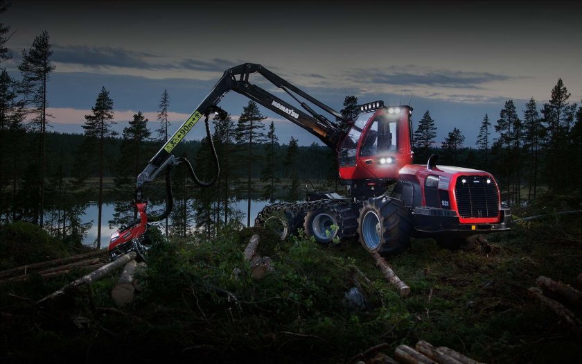 Харвестер Komatsu