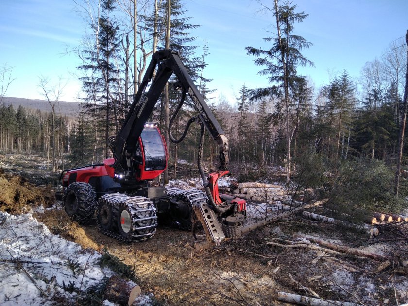 Харвестер Komatsu 931