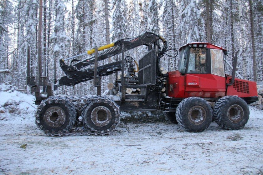 Форвардер Komatsu 875