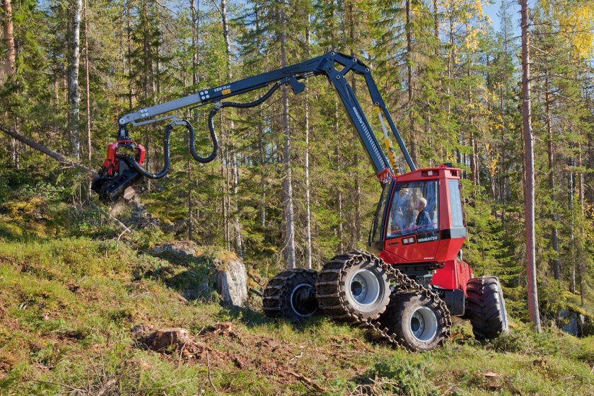 Харвестер Komatsu 911