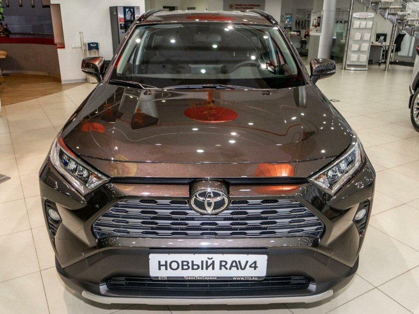 Серо-коричневый металлик Тойота rav4 2020