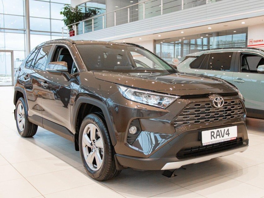 Серо-коричневый металлик Тойота rav4 2020