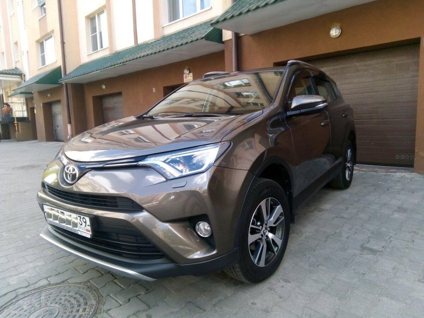 Тойота рав 4 коричневый