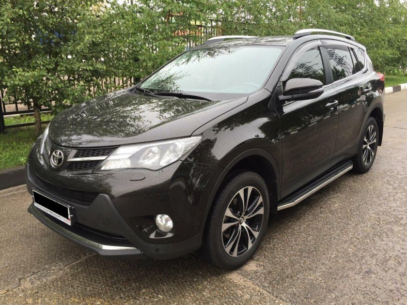 Рав 4 2015 черный