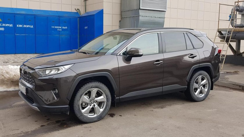 Серо-коричневый металлик Тойота rav4 2020