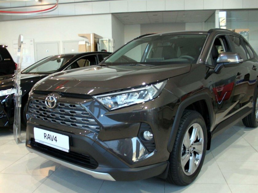 Серо-коричневый металлик Тойота rav4 2020