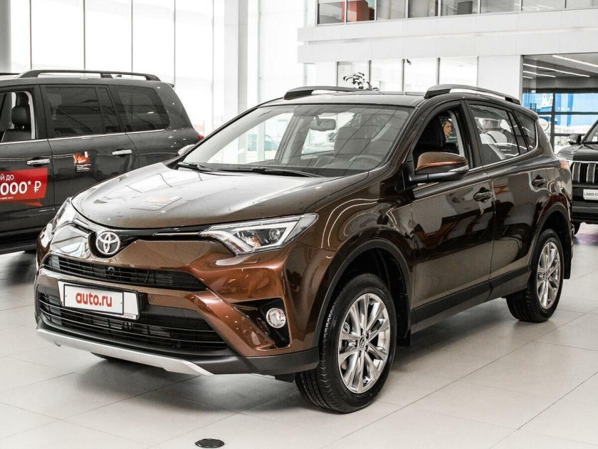 Тойота рав 4 коричневый