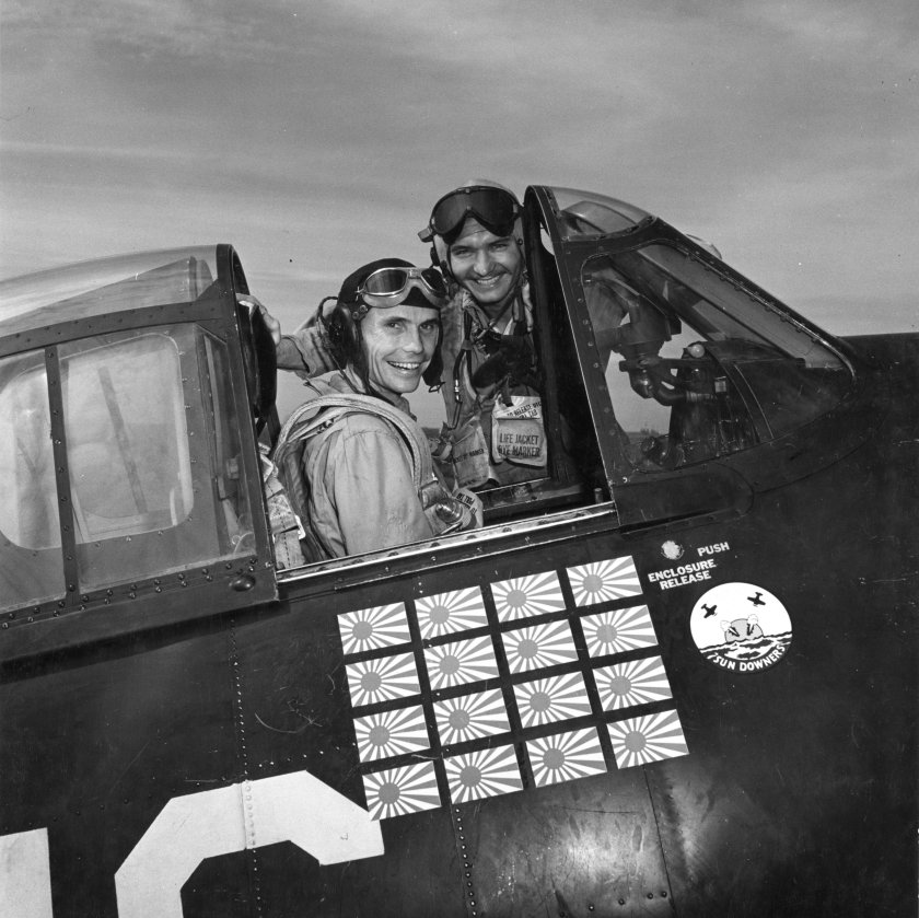 Лётчики палубной авиации США