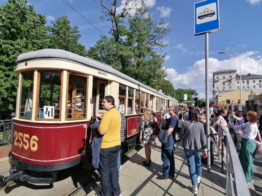Парад трамваев в москве