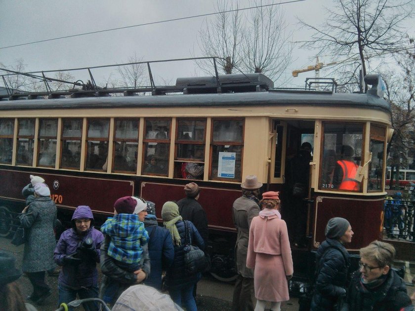 Трамвайный вагон Коломенский моторный