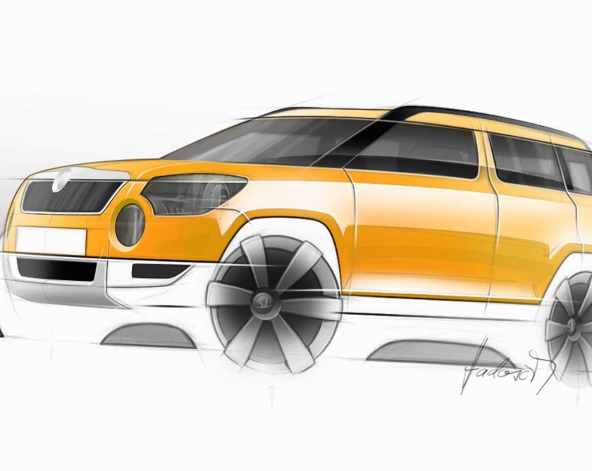 Рисунок Skoda Yeti