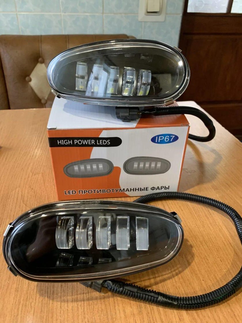 Led ПТФ Шевроле Ланос