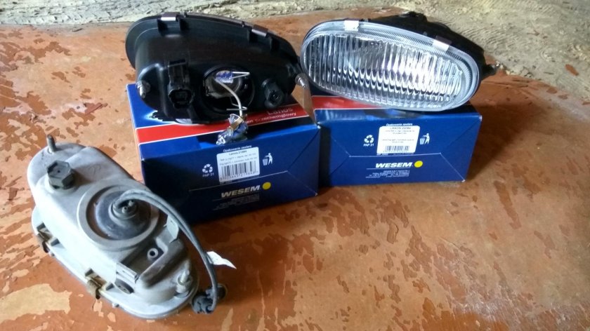 Противотуманные фары на шевроле ланос 2007