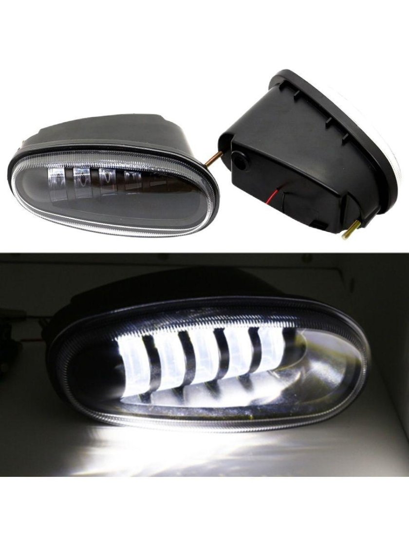 Противотуманки Шевроле Ланос светодиодные