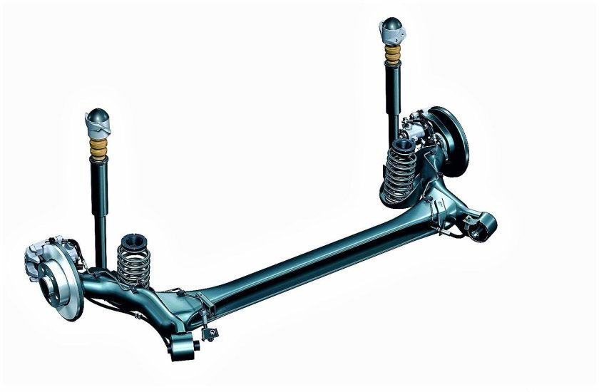 Kia Rio задняя подвеска