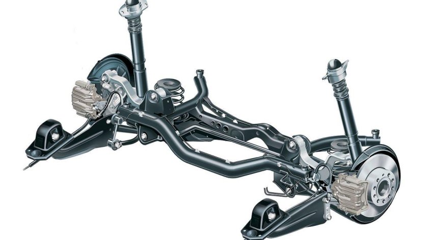 Задняя подвеска Volkswagen Touran 2007 года