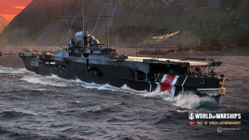 Erich Loewenhardt авианосец