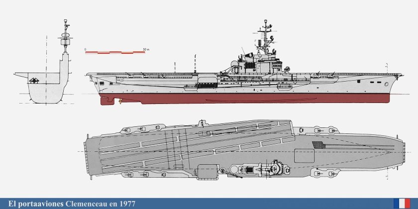 Французский «Клемансо» авианосец
