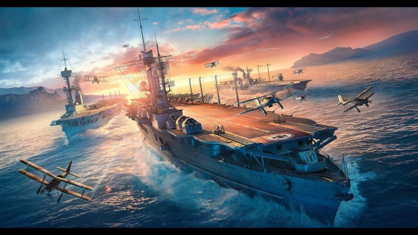 World of Warships авианосцы