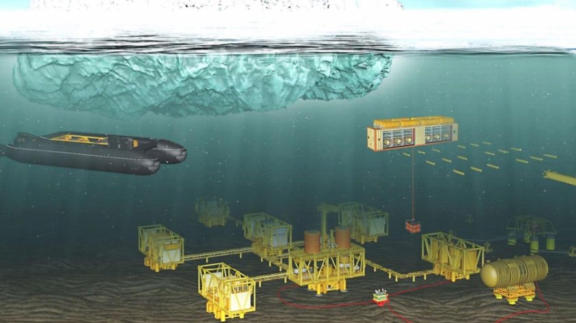 Подводный добычной комплекс