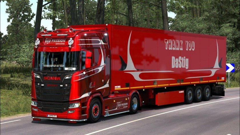 Scania r560 Red Pasion