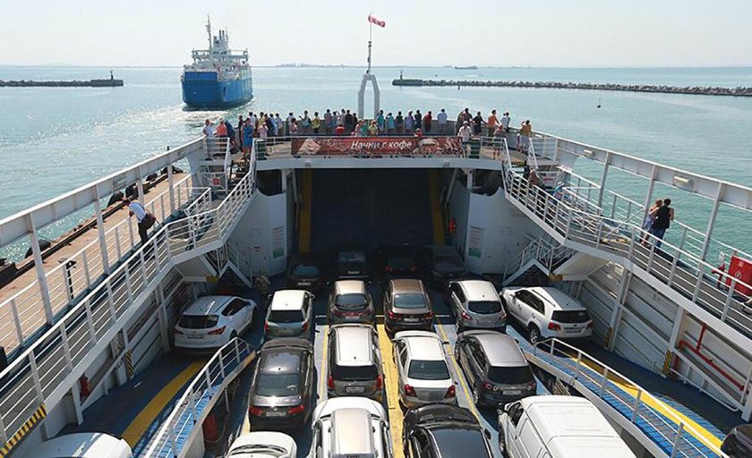 Керченский пролив паромная переправа