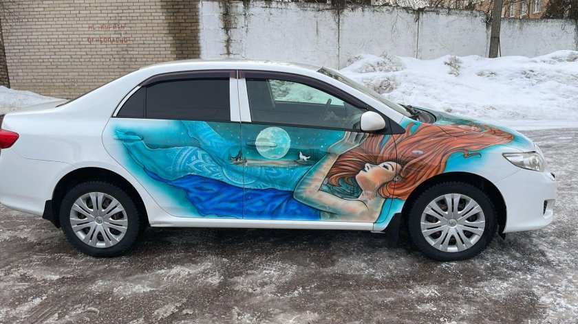 Аэрография на авто