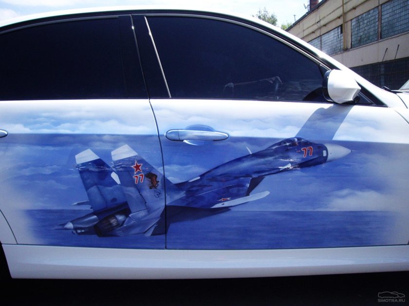 Аэрография на автомобиле