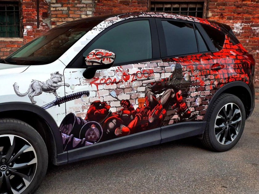 Аэрография Мазда CX 5