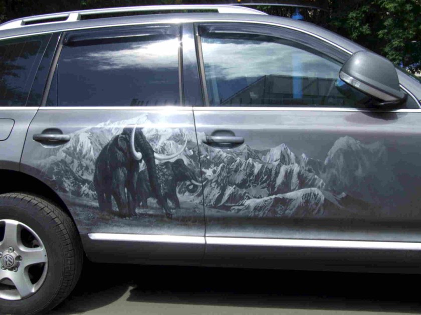 Аэрография на пленке