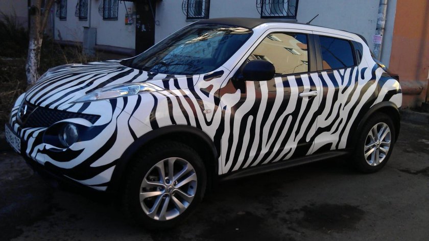 Nissan Juke камуфляж