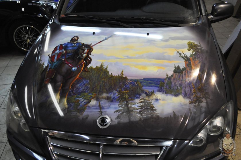 Майк Лаваль аэрография