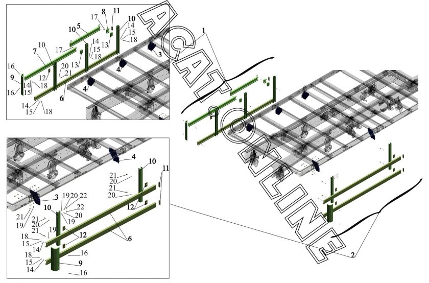 Купить боковые ограждения МАЗ профиль