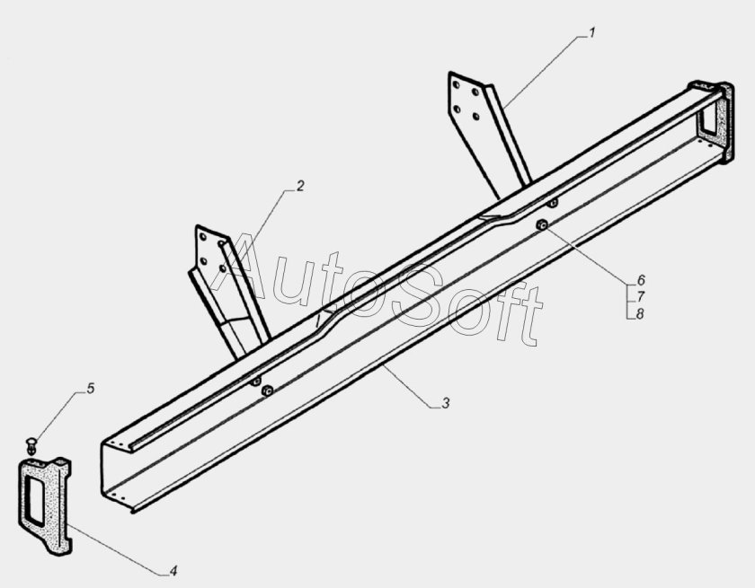 Противоподкатный брус
