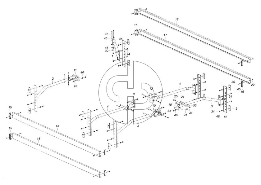 Защита топливного бака КАМАЗ 6520