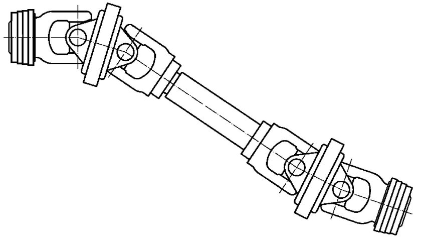 Карданный вал схема