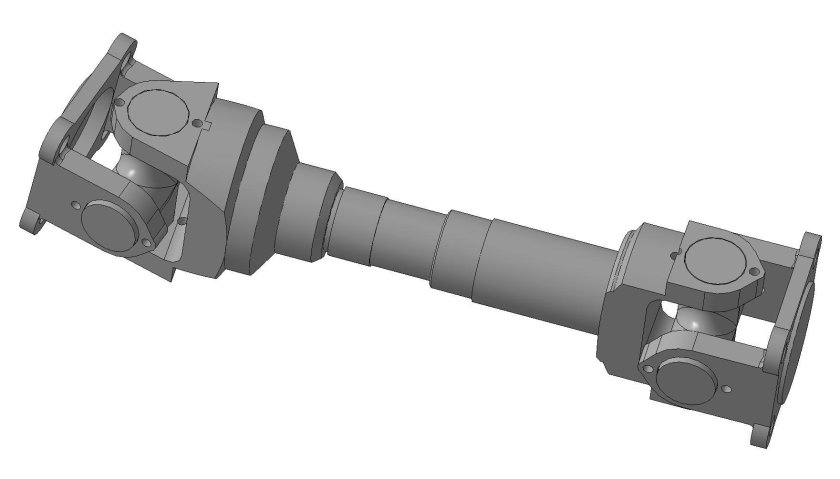 Карданный вал компас 3д