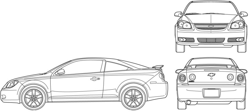 Chevrolet Lacetti чертеж