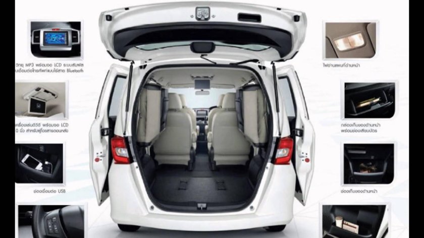 Honda freed габариты багажника