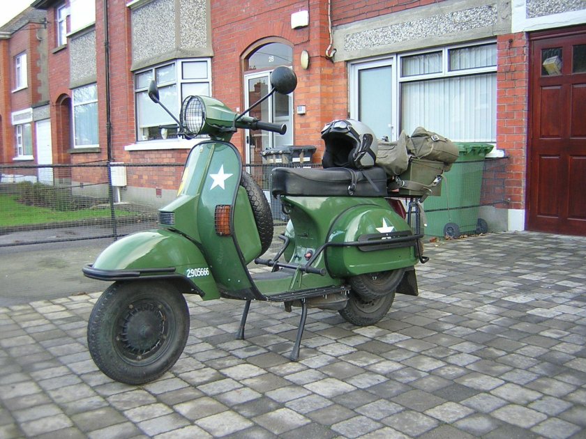 Военный мотороллер Веспа