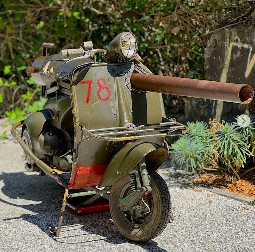 Военный мотороллер веспа