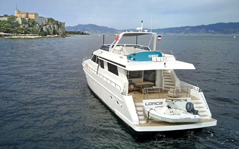 Моторная яхта ferretti