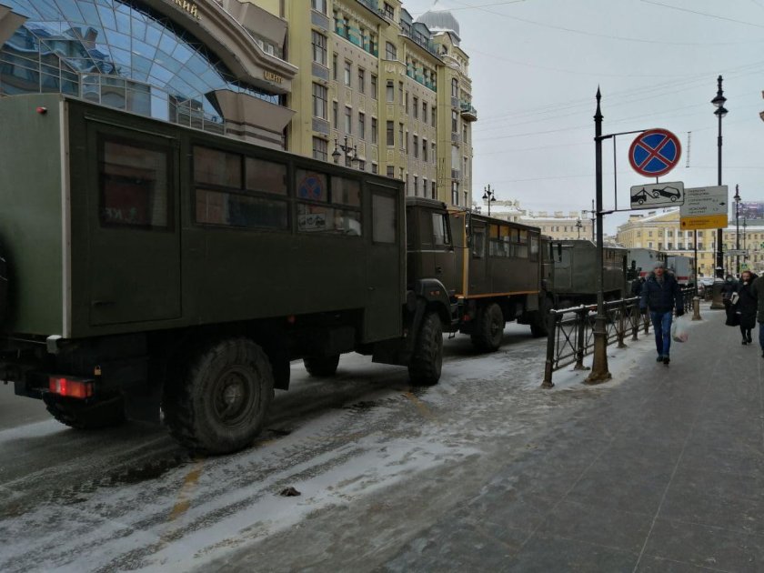 Автозак полиции СПБ