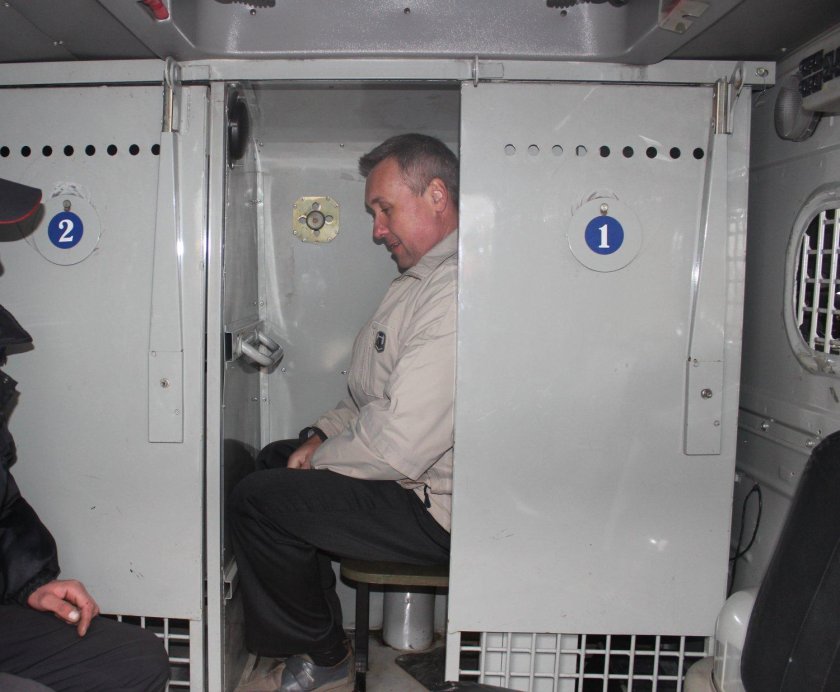 Автозаки ФСИН внутри