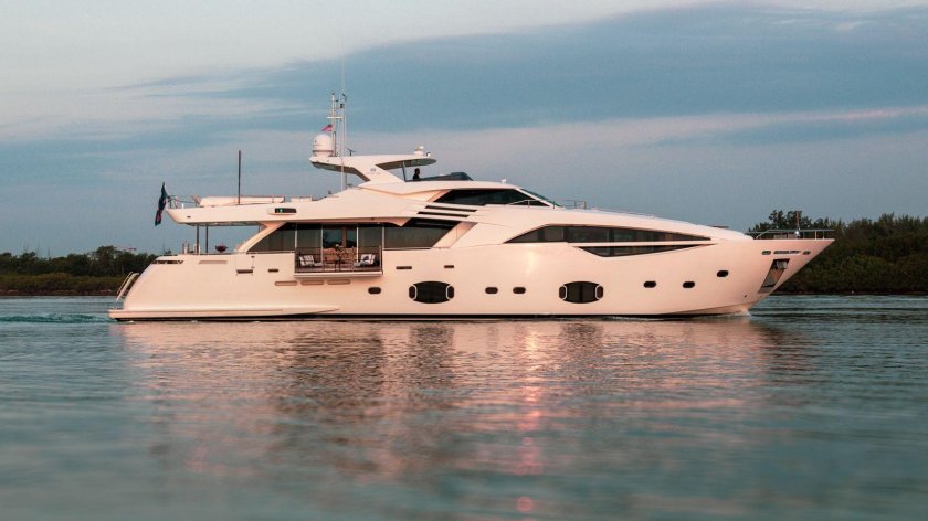 Моторная яхта ferretti