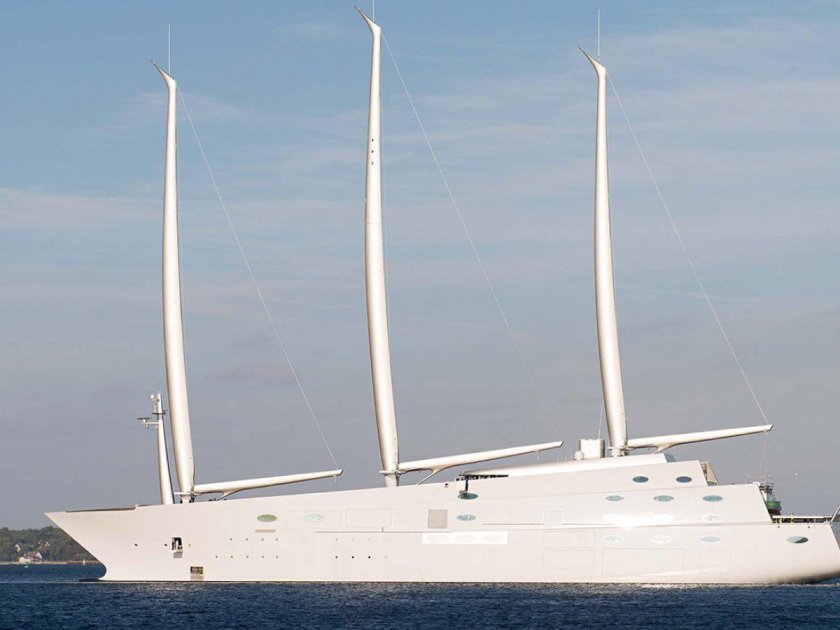 Трехмачтовые парусные яхты