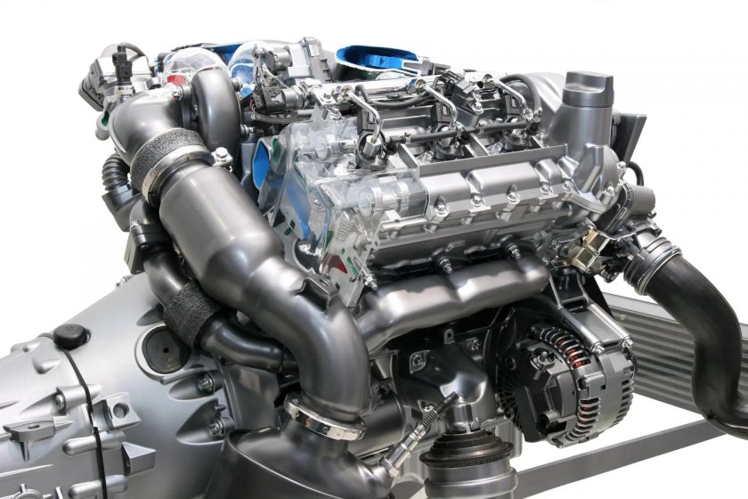 Мотор бугатти вейрон w16