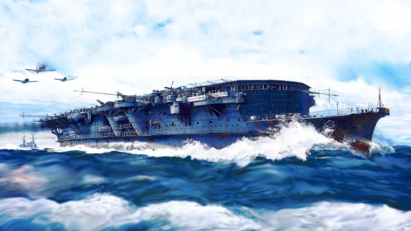 Японский авианосец рюдзё