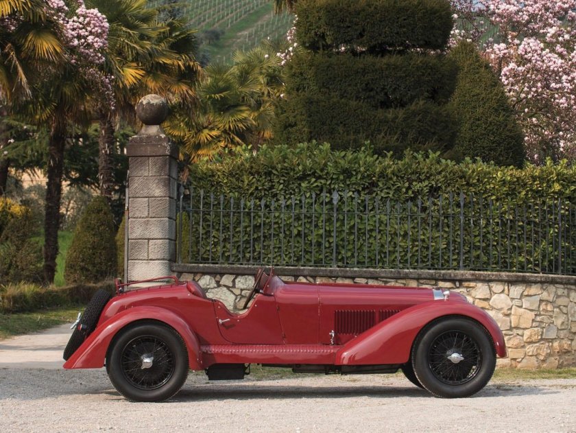 Монако 1930 Альфа Ромео Гран при живопись