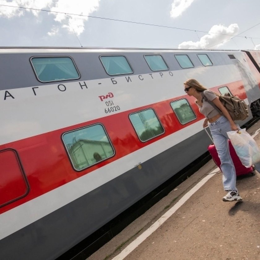 357 Поезд двухэтажный